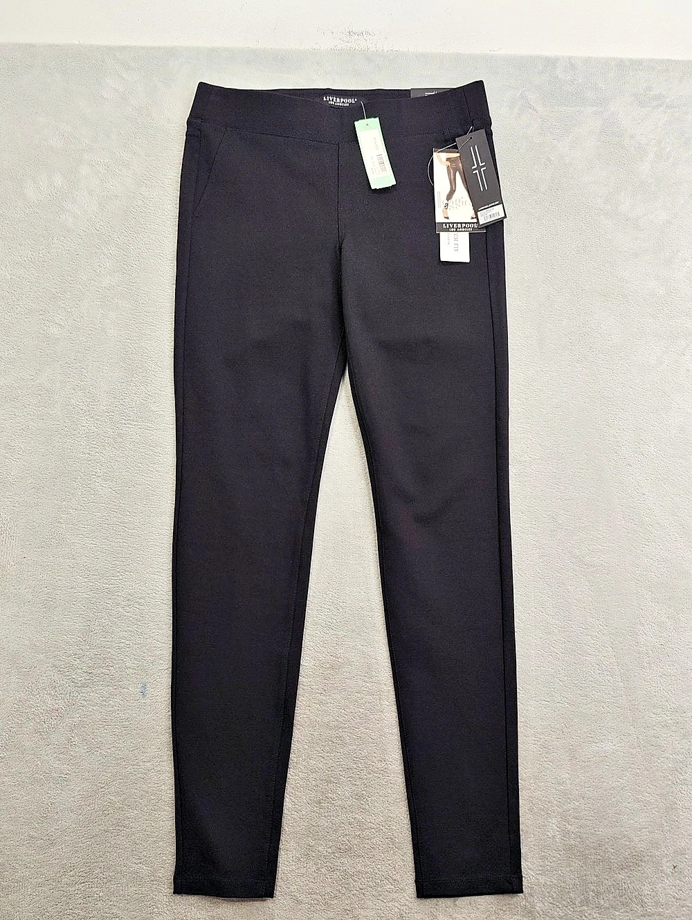 Liverpool Thick Leggings Black Leggings Size 6 New